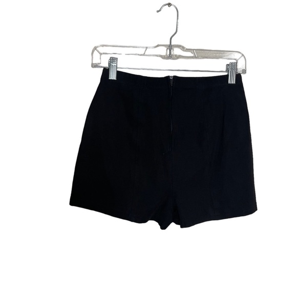 Vintage 1990s John murrough leather high waisted shorts women’s size 4 - Picture 3 of 8